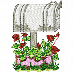 Mailbox Embroidery Design 1 Mailbox Embroidery Design 1
